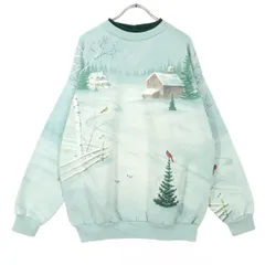 CABELA'S カベラス 90s 00s オールド 裏起毛 長袖 トレーナー グリーン系 スウェット レディース 古着