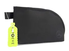 ■新品■未使用■ Mercedes Benz メルセデスベンツ キャンバス ポーチ マルチケース 小物入れ メンズ レディース ブラック系 DF6318
