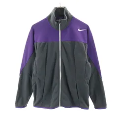 NIKE ナイキ フリースジャケット S チャコールグレー メンズ 古着