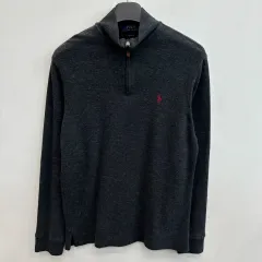 95 タートルネック ラルフローレン メンズ ハーフジップニット