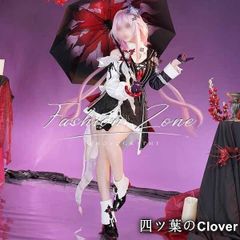 三分妄想 崩壊スターレイル 長夜月 コスプレ 衣装 ウィッグ 靴 傘 フル