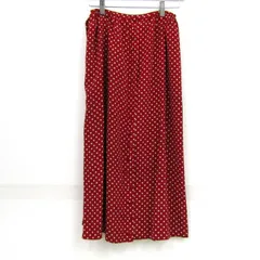ピンクハウス ロングスカート ボトムス ドット柄 レディース ﾌﾘｰサイズ レッド PINK HOUSE 【中古】のサムネイル