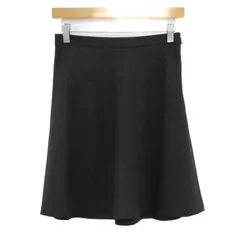 セオリー スカート ボトムス フレア ウール混 レディース ブラック theory 【中古】