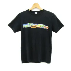 ポールスミス 半袖Ｔシャツ トップス グラフィックT コットン 日本製 レディース Mサイズ ブラック Paul Smith 【中古】