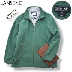 ランズエンド LANDS' END 中綿ジャケット S グリーン