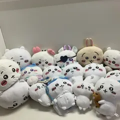 ◆ 【ジャンク品】 17点 まとめ商品 ちいかわ ぬいぐるみ 雑貨 ハチワレ モモンガ うさぎ など 現状品 4.5kg