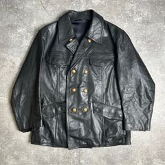 良品 ドイツ ポリスマン レザージャケット 54 ライダース モーター