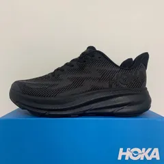 HOKA ONE ONE ホカ オネオネ CLIFTON 9 クリフトン 9 ジョギングシューズ ランニングシューズ 靴 スニーカー ブラック スポーツ