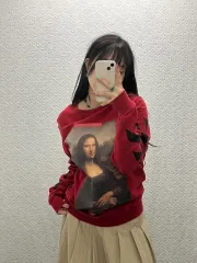 オフホワイト オールドスクール モナリザ プリンティング スウェット XXS C06580