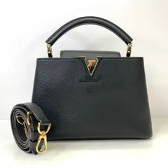 LOUIS VUITTON ルイヴィトン カプシーヌ BB トリヨン ハンドバッグ M94755 レディース レザー ブラック 中古