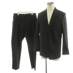 ユニクロ UNIQLO × セオリー Theory セットアップ 上下 テーラードジャケット シングル イージーパンツ M 黒 ブラック 311-446917 321-444609 /AN59