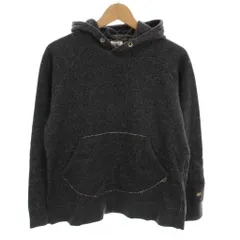 ゴーヘンプ GO HEMP プルオーバー パーカー スウェット 長袖 M ダークグレー /YMのサムネイル