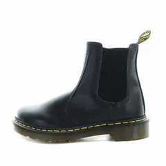 ドクターマーチン DR.MARTENS モノ MONO チェルシー ブーツ サイドゴア ショート レザー ロゴ UK5 24cm 黒 ブラック 2976 ■GY18 /MQ