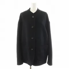 6 ROKU BEAUTY&YOUTH B&Y ロク ビューティーアンドユース wool stand jacket ノーカラージャケット ウール S 黒 ブラック 8625-209-0379 /AN45のサムネイル