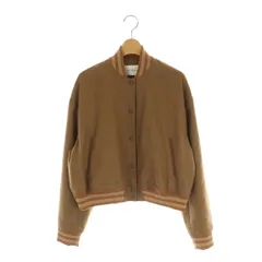 ルシェルブルー LE CIEL BLEU 23AW Varsity Jacket バーシティージャケット 総裏地 36 ブラウンベージュ ベージュ /DO ■OSのサムネイル