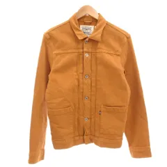 リーバイス Levi's TYPE II WORN TRUCKER JACKET デニムジャケット ジージャン Gジャン S 茶 ブラウン /AE