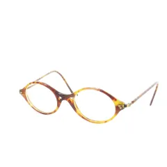 ジョルジオアルマーニ GIORGIO ARMANI メガネ 眼鏡 度あり セルフレーム ラウンド べっ甲柄 デミ柄 ロゴ ワンポイント 45 20 140 茶 ブラウン /MN3 ■GY11のサムネイル