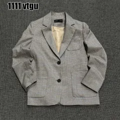 ミックス チェック柄 レディース ジャケット