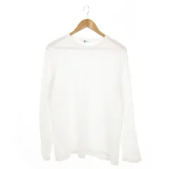 イッセイミヤケメン ISSEY MIYAKE MEN im product ロンT Tシャツ カットソー ラウンドネック 丸首 長袖 無地 白 ホワイト /MN12 ■GY03のサムネイル