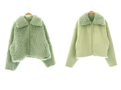 ファーファー furfur 23AW エコファーリバーシブルブルゾン ジャケット ONE ミントグリーン /CX ■OSのサムネイル