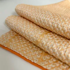 総絞り 小紋 リーフ 可愛い絞り染め 正絹 着物 MK-1061