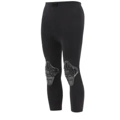 新品 [apt'] こども用ランバイクパンツ 冬用 裏起毛 スパッツ フリース素材 膝 プロテクター