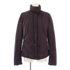 エンポリオアルマーニ EMPORIO ARMANI ダウンジャケット アウター スタンドカラー ショート丈 ナイロン 38 紫 パープル /BB ■GY14のサムネイル