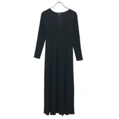 theory セオリー リブニットワンピース 01-0105730-050-902 ブラック S