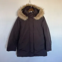 【新品タグ付】ユニクロ　美品　レディース　WOMEN ハイブリッドダウンコート　M  ダークブラウン　レーヨン混