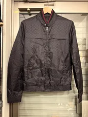 【美品】【ｻｲｽﾞ:44】GUCCI(グッチ) GG柄 ナイロン ジャケット