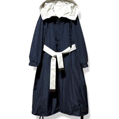 美品 Drawer ウール100％ ゆったりオーバーサイズ ノーカラーロング