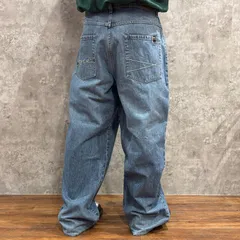 USA古着 ENYCE エニーチェ B系 Y2K バギー デニムパンツ 00s 装飾ステッチ HIPHOP ストリート