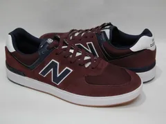 訳有 NEW BALANCE CT574 red/blue ニューバランス コート 574 バーガンディ マルーン ワイン ボルドー ネイビー スエード アメリカ USA 海外 限定