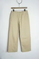 AVIREX アヴィレックス 6176074 KHAKI TROUSERS カーキ トラウザース パンツ ベージュ サイズS ●★4