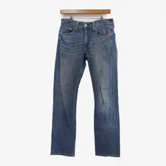 リーバイス デニムパンツ ジーンズ ジーパン 513 サークルR ストレッチ ボトムス レディース W28 L32サイズ ブルー Levi's 【中古】