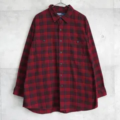 ポロ バイ ラルフローレン ネルシャツ 長袖シャツ チェック柄 レッド