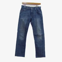 リーバイス デニムパンツ ジーンズ ジーパン 504 ストレッチ ブランド ボトムス レディース W29 L32サイズ ブルー Levi's 【中古】