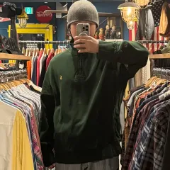 ポロ ラルフローレン ハーフ ジップアップ ニット