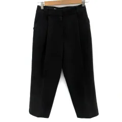 N.Natural Beauty Basic N.ナチュラルビューティーベーシック クロップドパンツ 七分丈 S 黒 ブラック /SM29