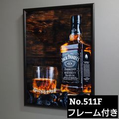 デザイン看板 A4】ジャックダニエル コカコーラ☆絵ポスターお酒bar