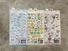 【正規品】クーリア　ボンボンドロップシール　みずいろ　ねこねこ　しろくろ