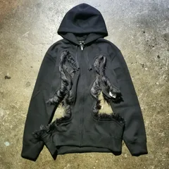 コムデギャルソン オム ジップアップフーディー XL MA-1型 パーカー COMME des GARCONS HOMME（コム デ ギャルソン・オム）の「袖 MA-1