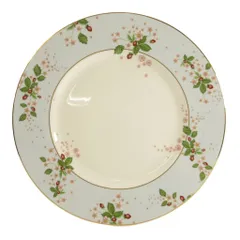 ウェッジウッド WEDGWOOD ワイルドストロベリー プレート 丸皿 食器 ボーンチャイナ イギリス製 白 ホワイト