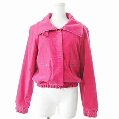 アルマーニ コレツィオーニ ARMANI COLLEZIONI コーデュロイ ブルゾン ジャケット ストレッチ 40 ピンク 0523 IBO72のサムネイル