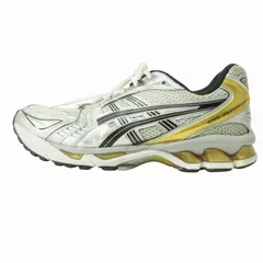 アシックス asics ゲルカヤノ GEL-KAYANO 14 スニーカー シューズ ローカット 26.0cm シルバーカラー ゴールドカラー 1201A019-105 0718