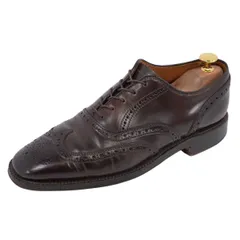 美品 オールデン Alden レザーシューズ 9716 メダリオン オックスフォ
