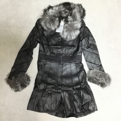 レザージャケット　ファー付き　グランジ グランジ系 ファージャケット - メルカリ