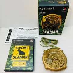 【ハガキあり】ASCⅡ PS2 ガゼー博士の実験島 シーマン ~禁断のペット~ シーマイク コントローラ オリジナル 同梱版 ASC-1620SM 限定版 ソフト付き AR5