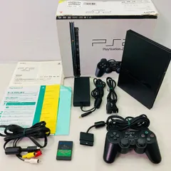 【動作確認済み】【箱付き】 SONY PS2 本体 ブラック SCPH-70000 PlayStation2／プレイステーション2 AR8