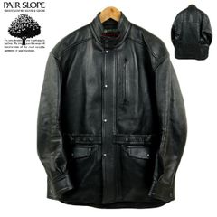 美品✨PAIR SLPE R-77 レザージャケット ツアーコート 牛革 ベルト